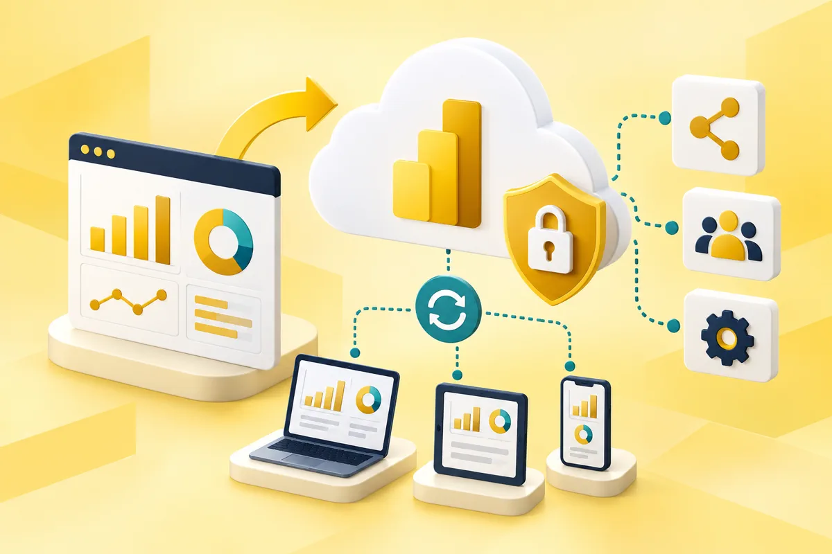 Ilustración de Power BI Service