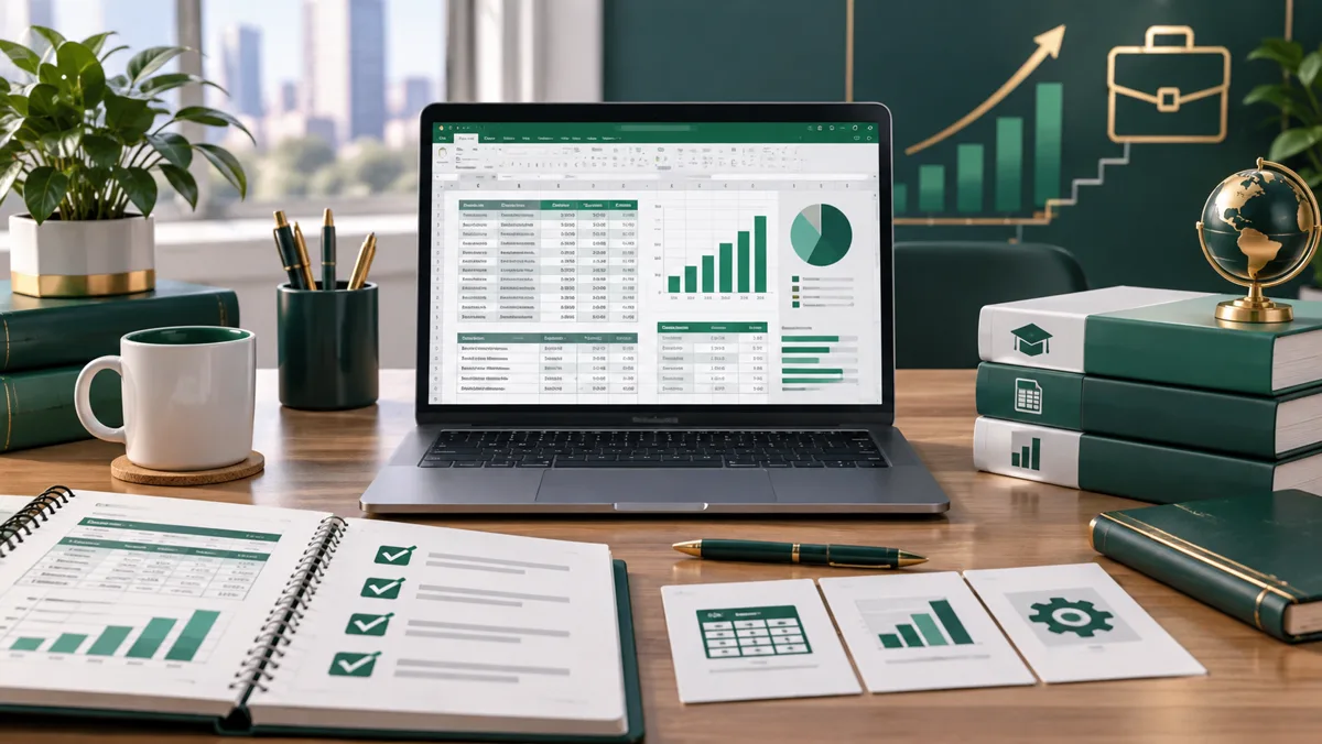 Ejemplo visual de Excel profesional