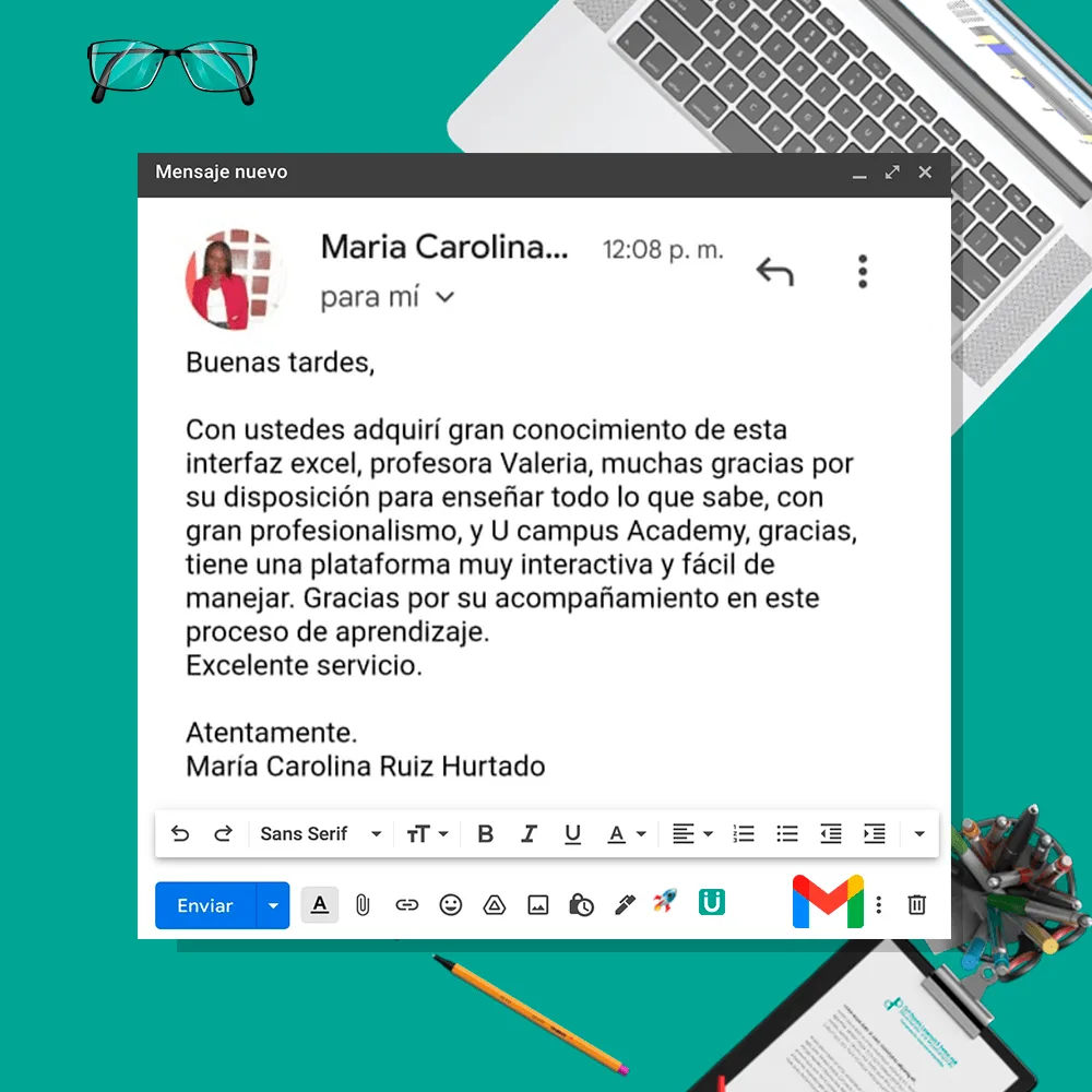 Testimonio de María Carolina sobre U Campus Academy