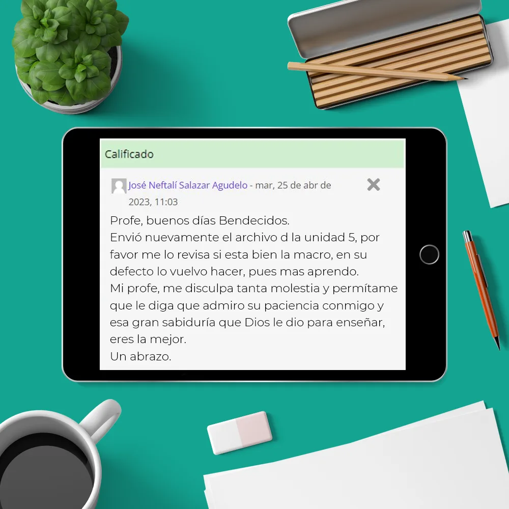 Testimonio sobre la plataforma U Campus Academy