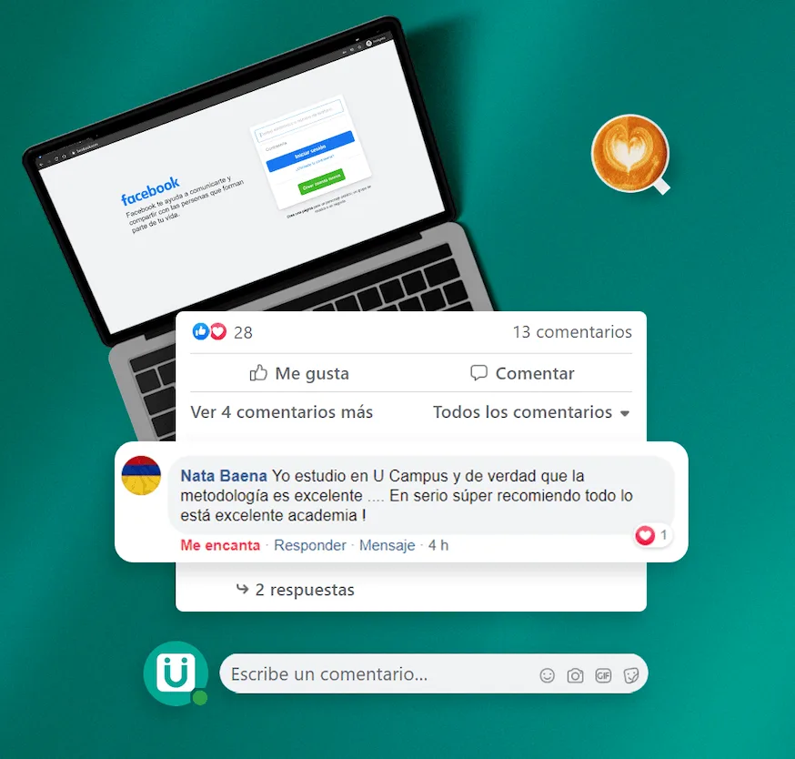 Comentario positivo sobre la metodología de U Campus
