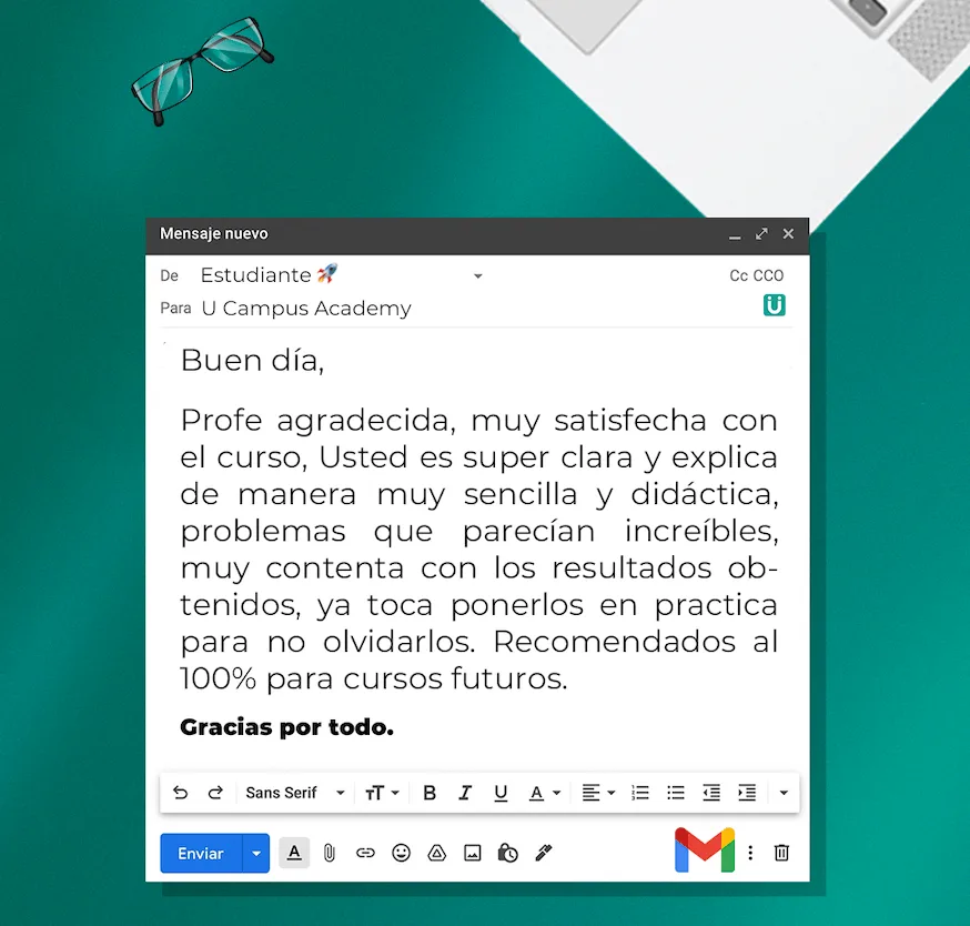 Testimonio sobre los resultados del curso
